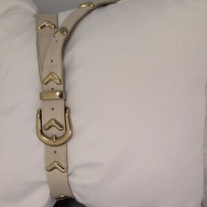 Sand Castle Brass Detail Belt